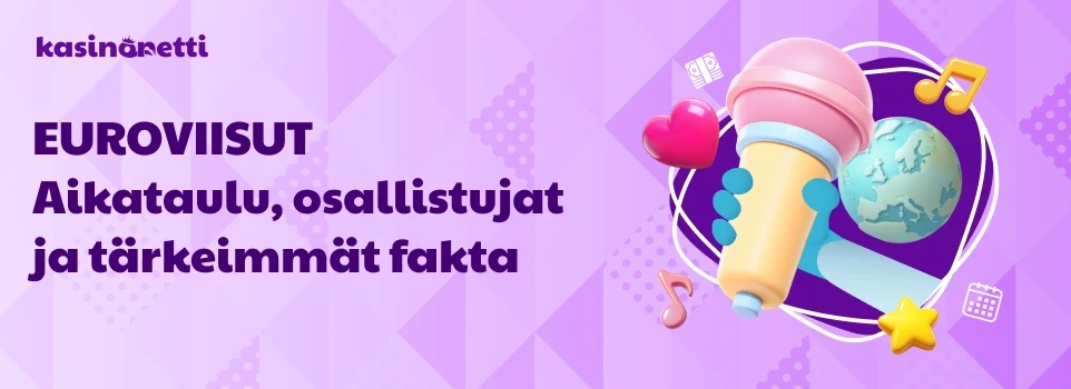 Euroviisut - aikataulut, osallistujat ja tärkeimmät faktat