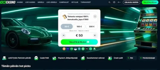 go4 vedonlyönti talletus