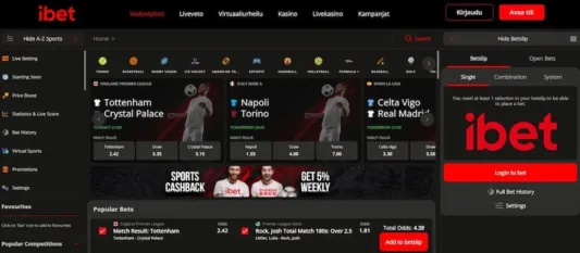 ibet vedonlyönti