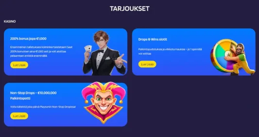 Lysa Casinon tarjoamat kampanjat