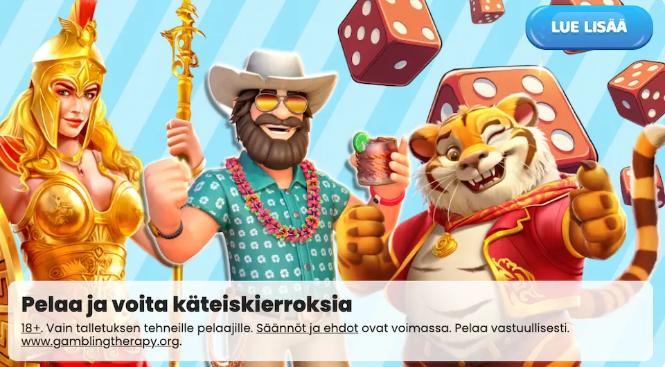 Munkki Kasinon arvonnoissa tarjoillaan käteiskierroksia.