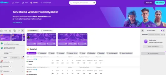 winnerz vedonlyönti