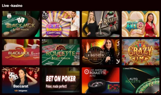 PiratePots livekasinon pelit