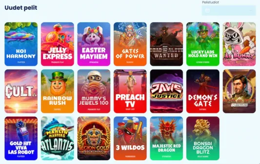 Taika Spinni Kasino tarjoaa uusimmat pelit
