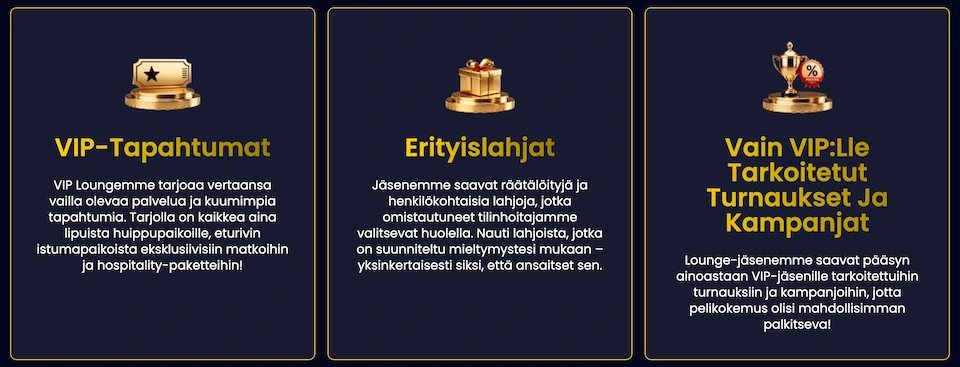 Trybet Casinon VIP-edut