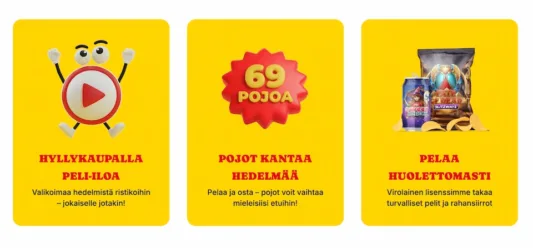 Pottila Kasinon parhaita puolia ovat laaja pelikirjasto ja huoleton pelaaminen