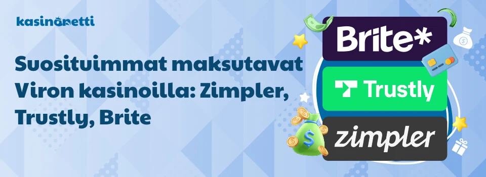Viron kasinoiden tarjoamat maksutavat