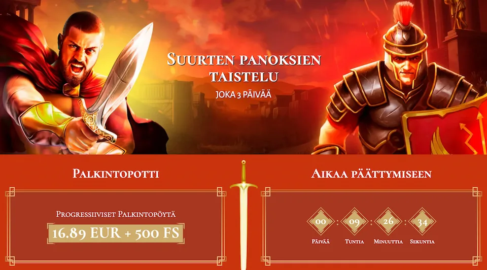 Avalon78 Casino järjestää turnauksia 3 päivän välein