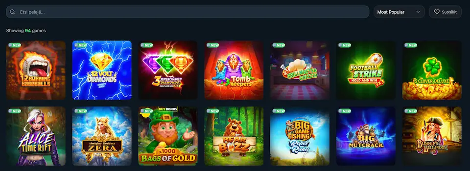 BetPortal Casinon uusimpia kolikkopelejä