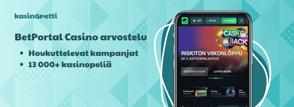 BetPortal Casino on Anjouan-lisenssin pelipaikka, joka tarjoilee monipuoliset kasinokampanjat
