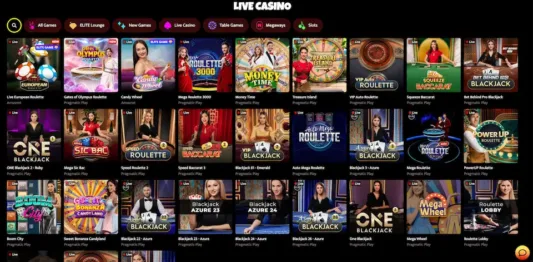 Huzzlin livekasinon pelit