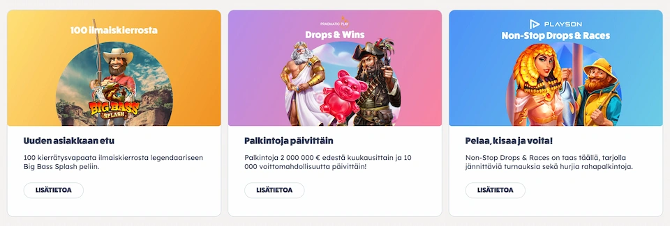 OhCasino bonukset ja turnaukset