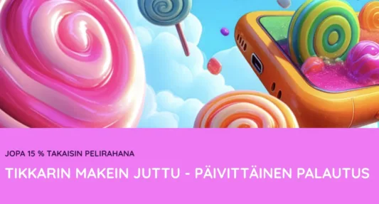 Tikkarin päivittäinen käteispalautus