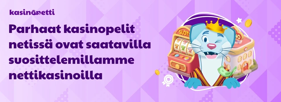 parhaat kasinopelit netissä