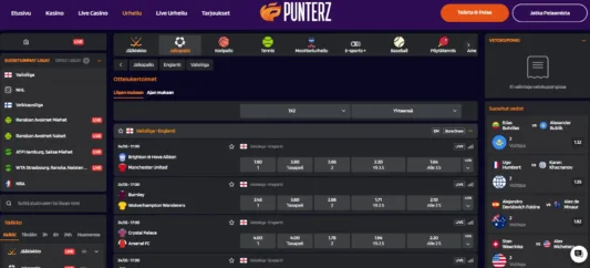 punterz vedonlyönti