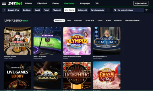 247Bet Live Casino