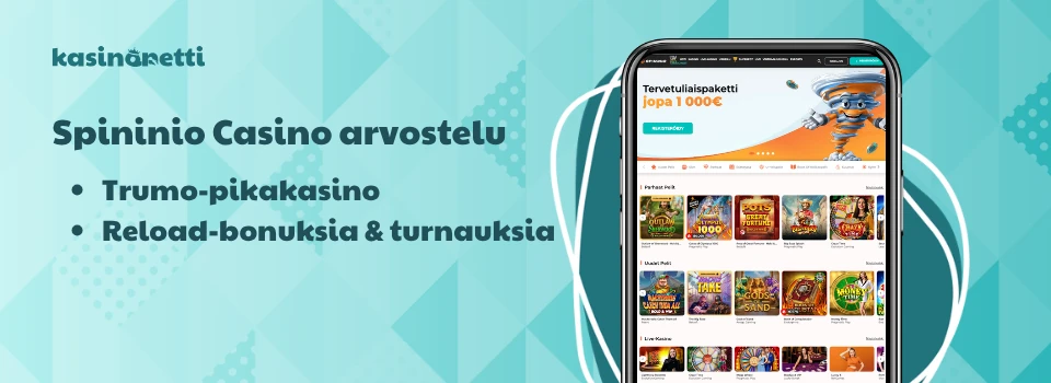 Spininio on Trumo Pay N Play Kasino