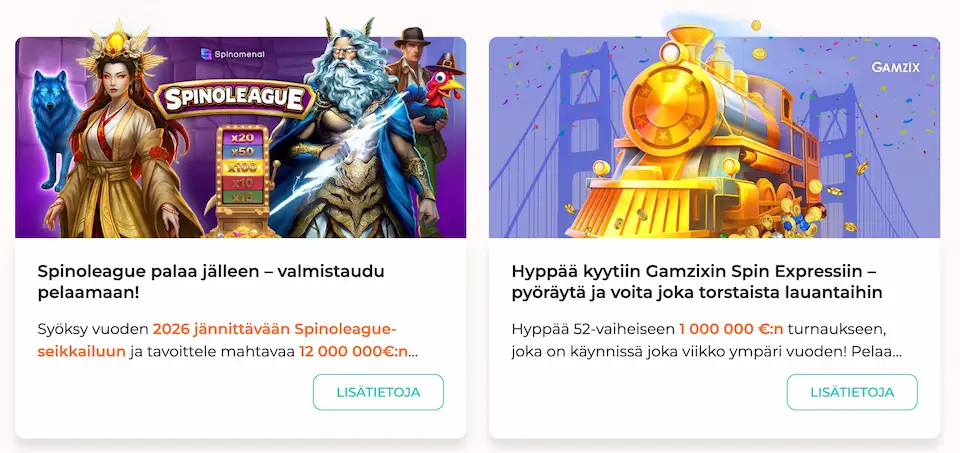 Spininio Casino kampanjoita