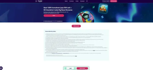 Lumi Casino vedonlyöntibonus