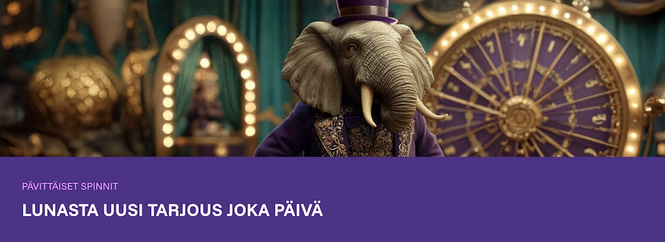 Pelifantti Kasino tarjoaa päivittäisiä spinnejä