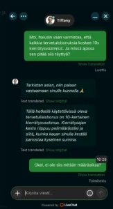 Rivo Casinon asiakaspalveluchat