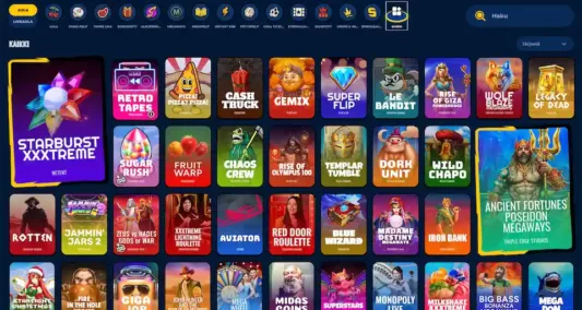 Shokker Casinon kaikki pelit listattuna