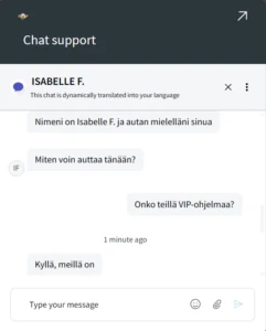 777Vault kasinon asiakaspalvelu