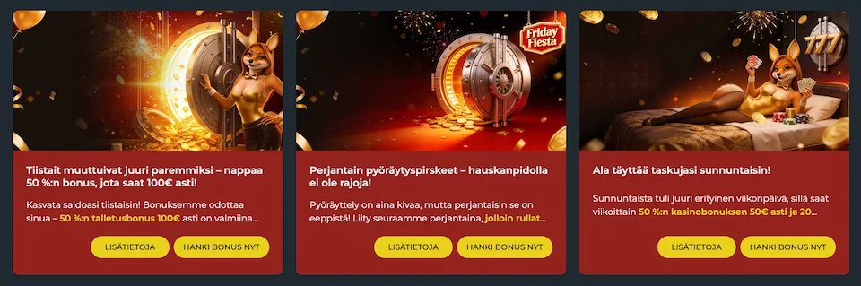 777Vault Casino kampanjat