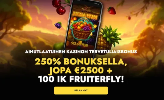 Betbluff Casinon tervetulobonus