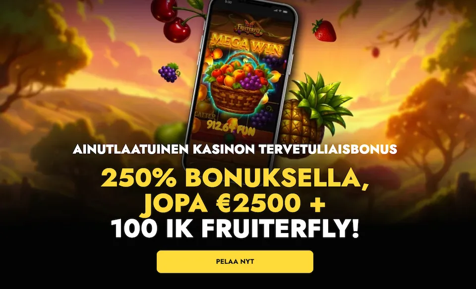 Betbluff Casinon tervetulobonus