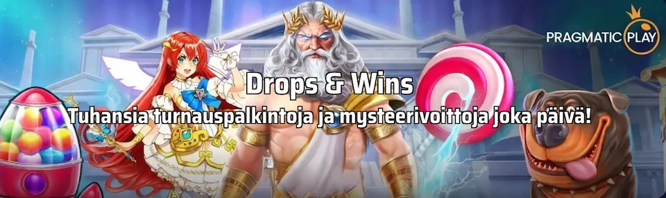 OneRush Casino Drops & Wins -palkintoja