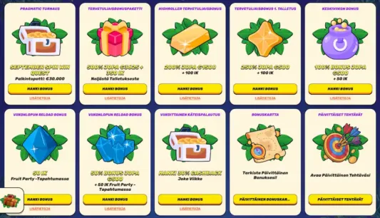 Gamblezen kasinobonukset