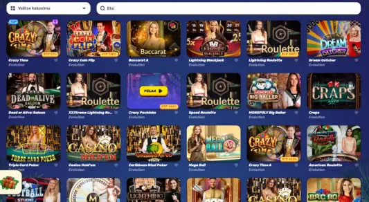 Gamblezen Casino live pelit