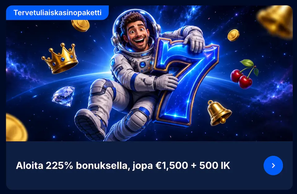 LunaLoots Casinon tervetuliaisbonus