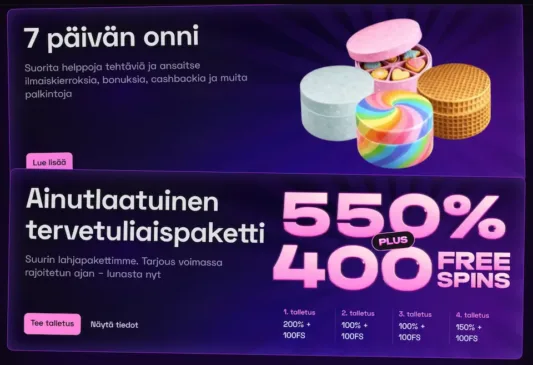 Lussurio Casinon kampanjoita