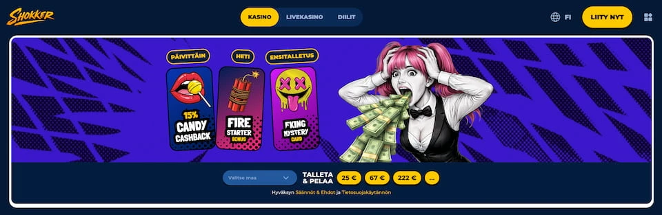 Shokker on uusi virolainen nettikasino