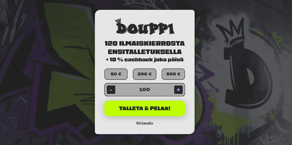 Douppi Casinon etusivu