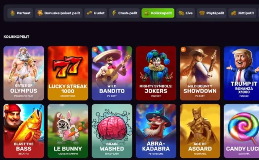 Drakaris Casinon pelivalikoimaa
