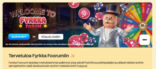 Fyrkka Kasinon bonuksia