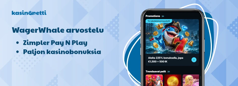 WagerWhale Casino banneri