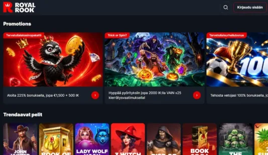 RoyalRook Casinon etusivu