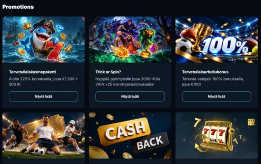 Bonuksia WagerWhale Casinolla