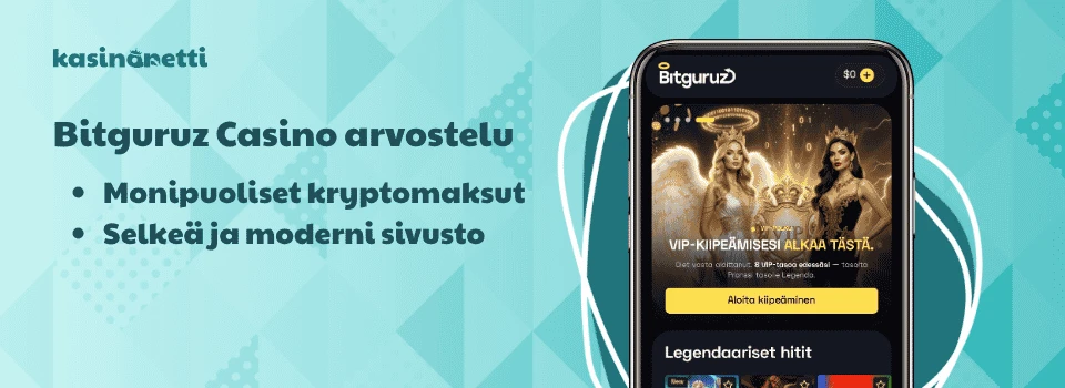 Rehellinen Bitguruz Casino arvostelu