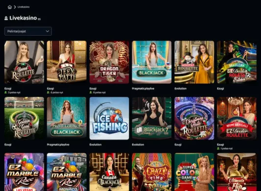 Pike Casinon live pelit